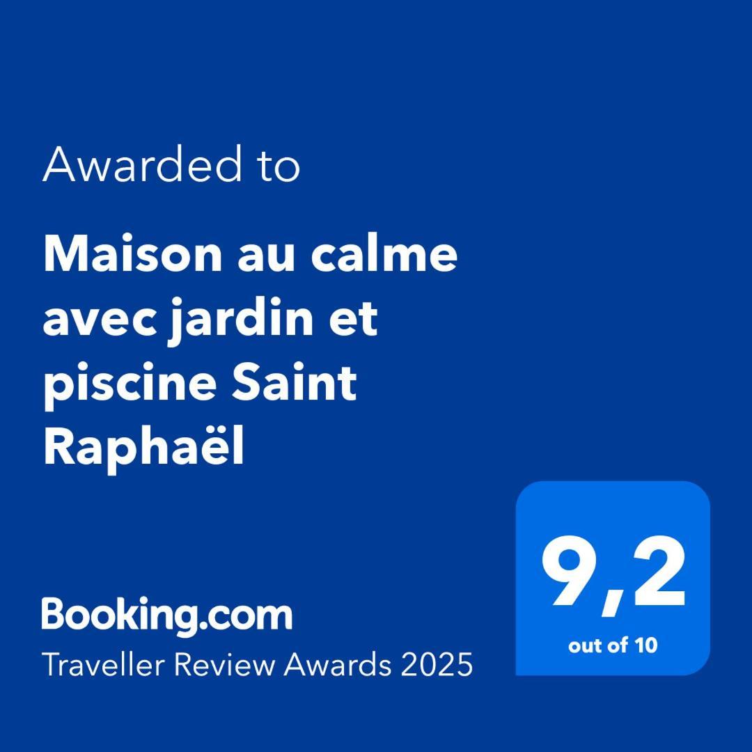 Maison Au Calme Avec Jardin Et Piscine Saint Raphael Eksteriør bilde